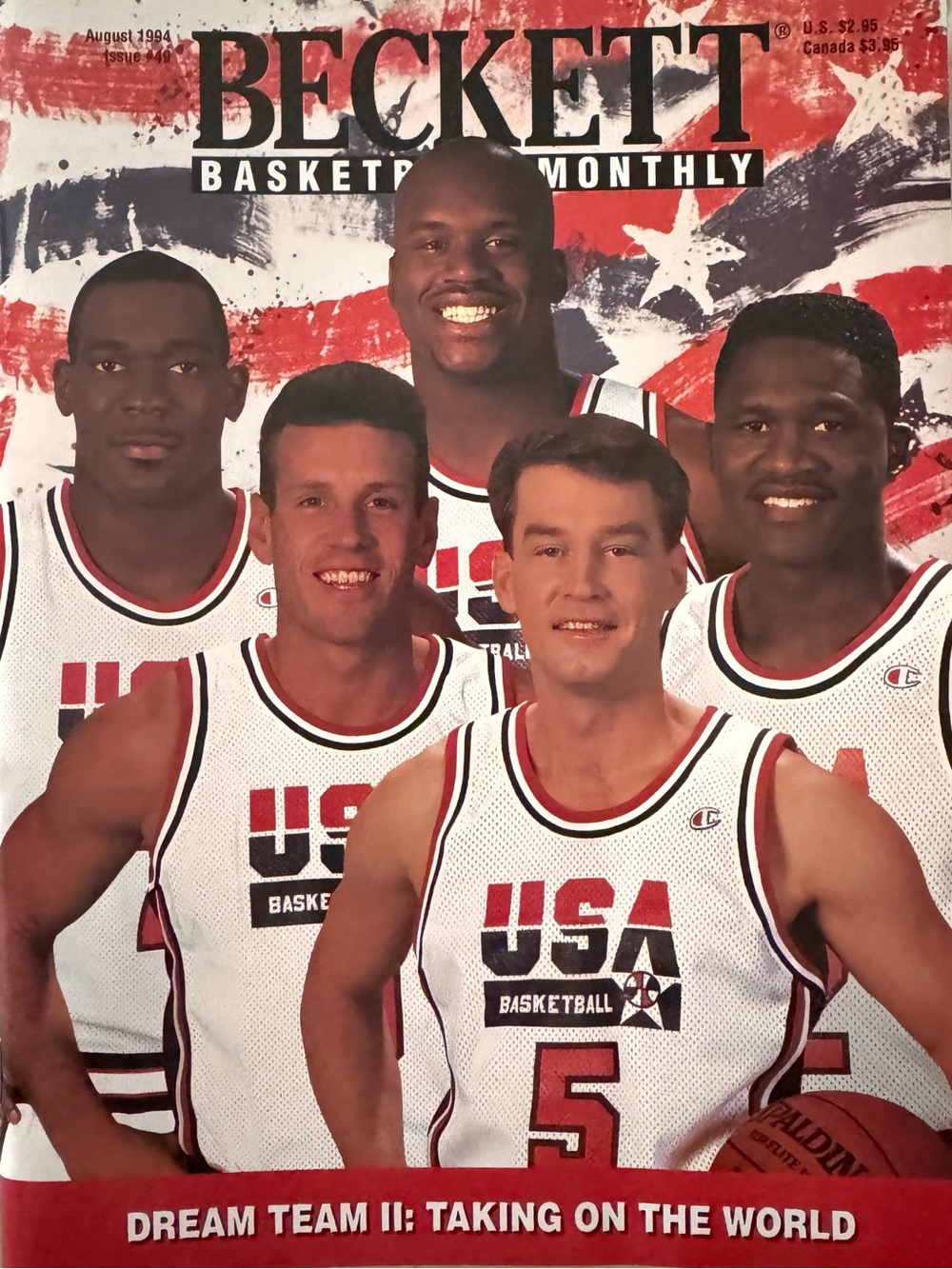 Beckett Basketball Monthly #49 August 1994 Dream Team II